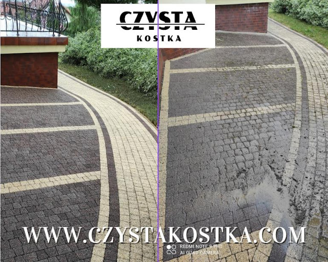 Czyszczenie kostki brukowej Kańczuga Profesjonalne mycie kostki brukowej – Kańczuga, usuwanie mchu i zabrudzeń z oleju